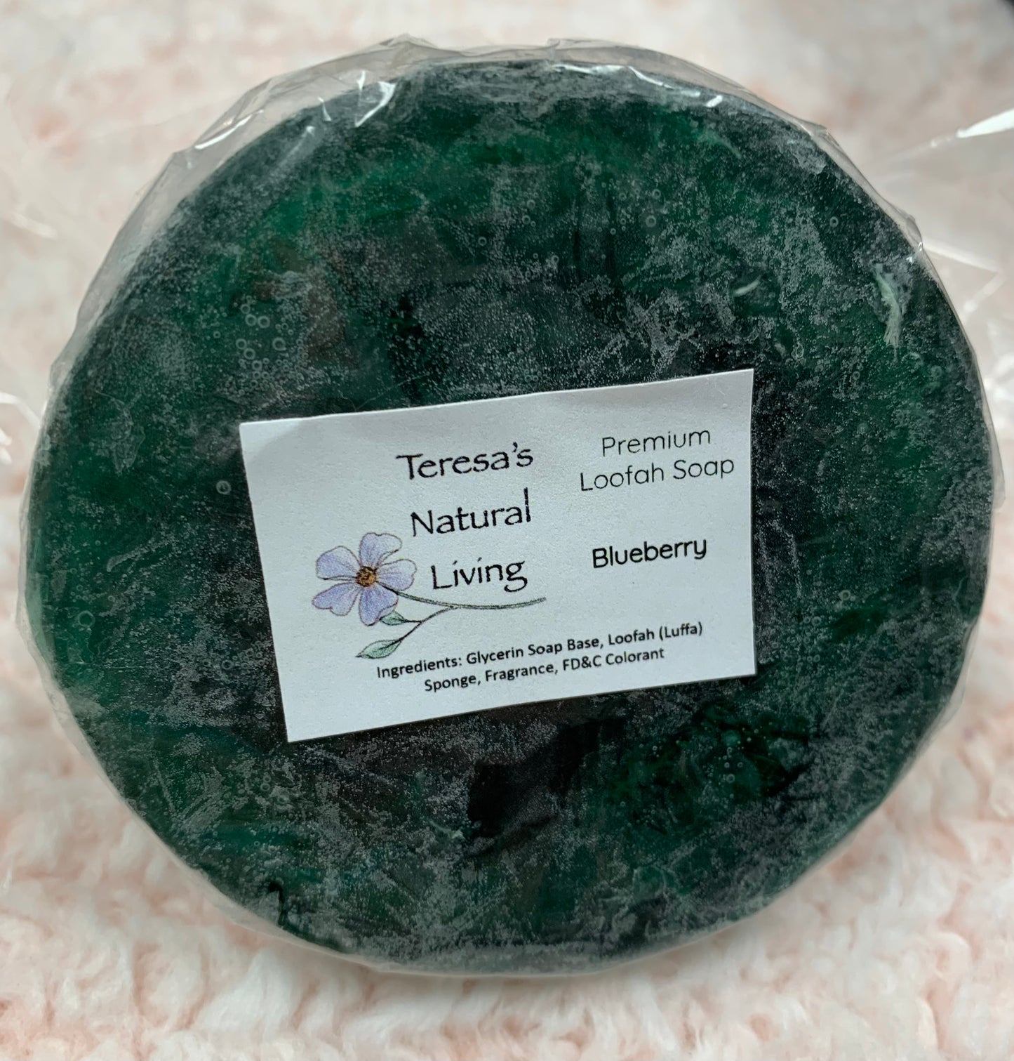 Blueberry Loofah Soap
